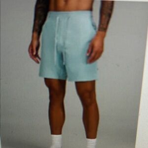 lululemon athletica Light Blue Men's Athletic Shorts xxl